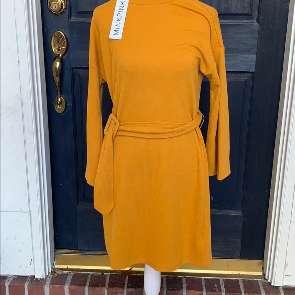 Mink pink dress nwt size small